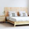 Wall Headboard 159.5x3x60 cm Solid Wood Pine Colour natural Size 159.5 x 60 cm Quantity in Package 1 