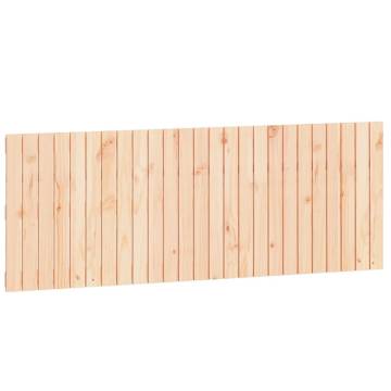 Elegant Solid Wood Pine Wall Headboard - 159.5x3x60 cm