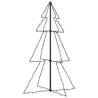 Christmas Cone Tree with 160 LEDs - Indoor & Outdoor Décor