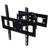 Double-armed Tilt & Swivel Wall Mounted TV Bracket 3D 400x400mm 32"-55" Colour black Size 400 x 400 mm Quantity in Package 1 Model double-armed 