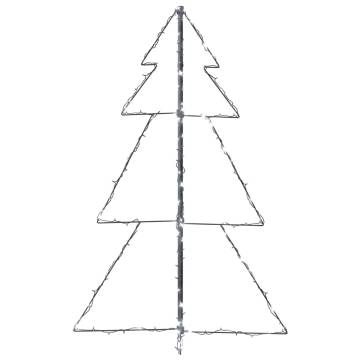 Christmas Cone Tree with 160 LEDs - Indoor & Outdoor Décor