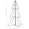 Christmas Cone Tree with 160 LEDs - Indoor & Outdoor Décor