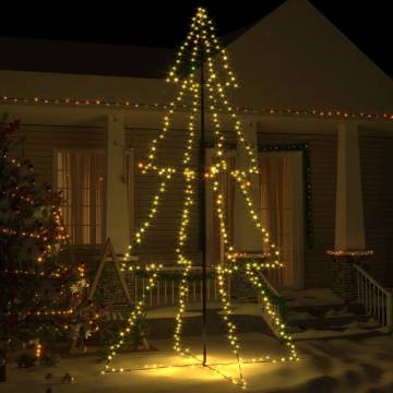 Christmas Cone Tree with 360 LEDs - Indoor & Outdoor Decoration