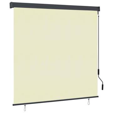 Outdoor Roller Blind 160x250 cm Cream - Perfect for Your Patio