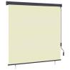 Outdoor Roller Blind 160x250 cm Cream Colour cream Size 160 x 250 cm 