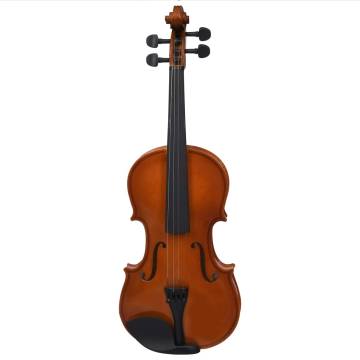 Violin Full Set with Bow & Chin Rest - Dark Wood 44