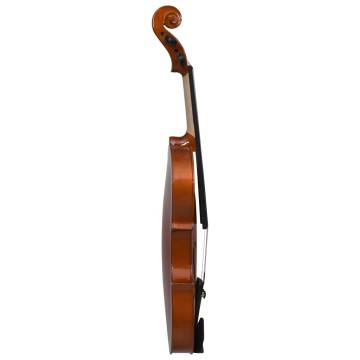 Violin Full Set with Bow & Chin Rest - Dark Wood 44