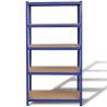 Storage Shelf Garage Organizer - Heavy Duty Blue Shelves