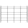 Storage Shelf for 12 Crates - Silver Steel 190x33x116 cm