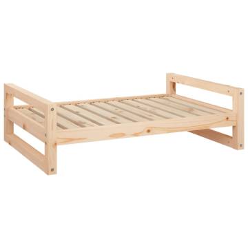 Solid Pine Wood Dog Bed - 95.5x65.5x28 cm | HipoMarket