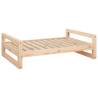 Solid Pine Wood Dog Bed - 95.5x65.5x28 cm | HipoMarket