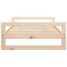 Solid Pine Wood Dog Bed - 95.5x65.5x28 cm | HipoMarket