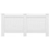 Stylish White Radiator Cover 172x19x81.5 cm - MDF Heating Solution