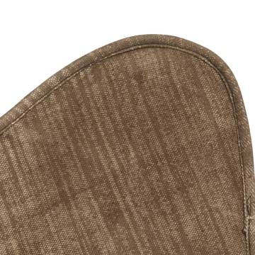 Butterfly Chair Taupe Canvas - Stylish & Comfortable