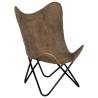 Butterfly Chair Taupe Canvas - Stylish & Comfortable