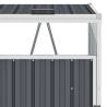 Quadruple Garbage Bin Shed Grey - Sturdy & Stylish | Hipomarket