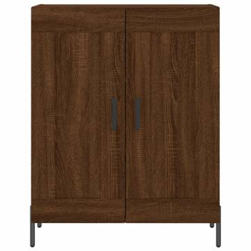 Stylish Highboard Brown Oak - Engineered Wood | HipoMarket