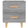 Bed Cabinets 2 pcs Grey Sonoma - Stylish Storage Solutions