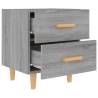 Bed Cabinets 2 pcs Grey Sonoma - Stylish Storage Solutions