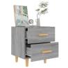 Bed Cabinets 2 pcs Grey Sonoma - Stylish Storage Solutions