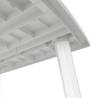 White Plastic Garden Table 210x96 cm | Weather Resistant