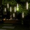 Meteor Lights 8 pcs 30 cm Cold White 192 LEDs Indoor Outdoor Colour cold white Size 30 cm Quantity in Package 8 Bulb Quantity 1 