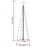 Christmas Cone Tree - Cold White 84 LEDs Decoration 50x150 cm