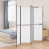 4-Panel Room Divider White 200x180 cm Fabric Colour white Size 200 x 180 cm Number of 1 Number_of_Panels 4 