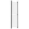 4-Panel White Room Divider - Versatile Fabric Privacy Screen