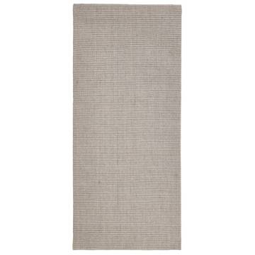 Durable Sisal Rug for Scratching Post - 66x150 cm Sand