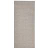 Durable Sisal Rug for Scratching Post - 66x150 cm Sand