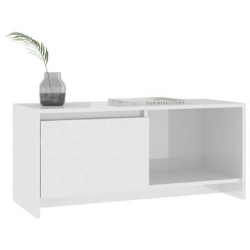 High Gloss White TV Cabinet - Stylish & Functional | HipoMarket