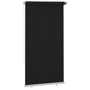 Outdoor Roller Blind 120x230 cm - Stylish Black Privacy Solution