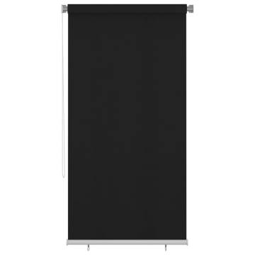 Outdoor Roller Blind 120x230 cm - Stylish Black Privacy Solution