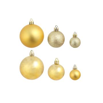 Christmas Balls 100 pcs Silver/Gold - Shatterproof Baubles