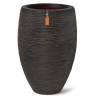 Capi Vase "Nature Rib" Elegant "Deluxe" 45x72 cm Dark Brown Colour dark brown Size 45 x 72 cm Quantity in Package 1 Number of pockets 