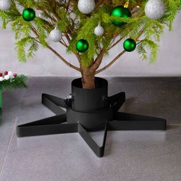 Black Christmas Tree Stand - 47x47x13.5 cm | HipoMarket