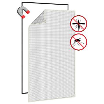 Magnetic Insect Screen for Windows - 80x140 cm White