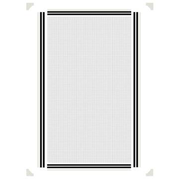 Magnetic Insect Screen for Windows - 80x140 cm White