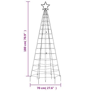 Christmas Tree Light with 220 LEDs - 180 cm Cold White