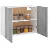 Hanging Cabinet Grey Sonoma 80x31x60 cm | Hipomarket