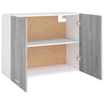 Hanging Cabinet Grey Sonoma 80x31x60 cm | Hipomarket