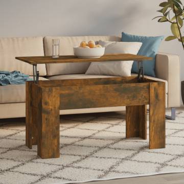 Coffee Table Smoked Oak - Modern & Versatile Design