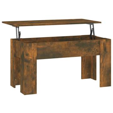 Coffee Table Smoked Oak - Modern & Versatile Design