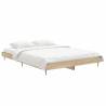 Sonoma Oak Bed Frame 140x190 cm - Durable & Stylish