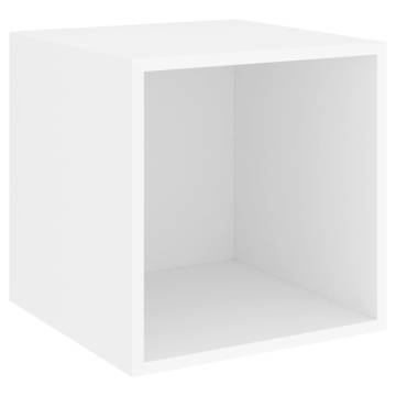 Wall Cabinets 2 pcs White 37x37 cm | Hipomarket