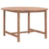 Garden Table 120x76 cm - Solid Teak Wood for Indoor & Outdoor