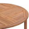 Garden Table 120x76 cm - Solid Teak Wood for Indoor & Outdoor