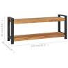 Bench 120 cm Solid Teak Wood - Durable & Stylish