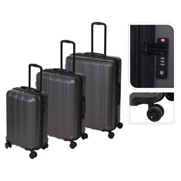 ProWorld 3 Piece Suitcase Set with TSA Lock - Black